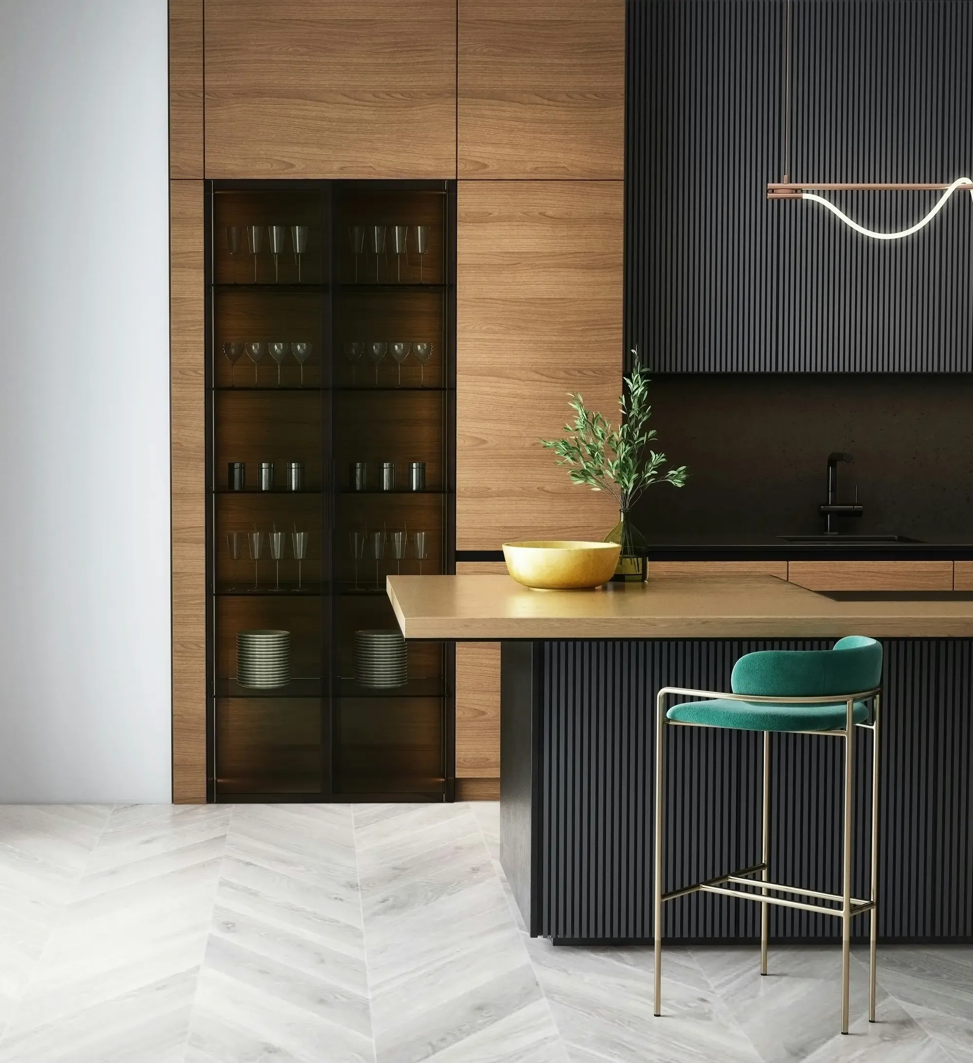 Residential interior fit-out project in the UAE