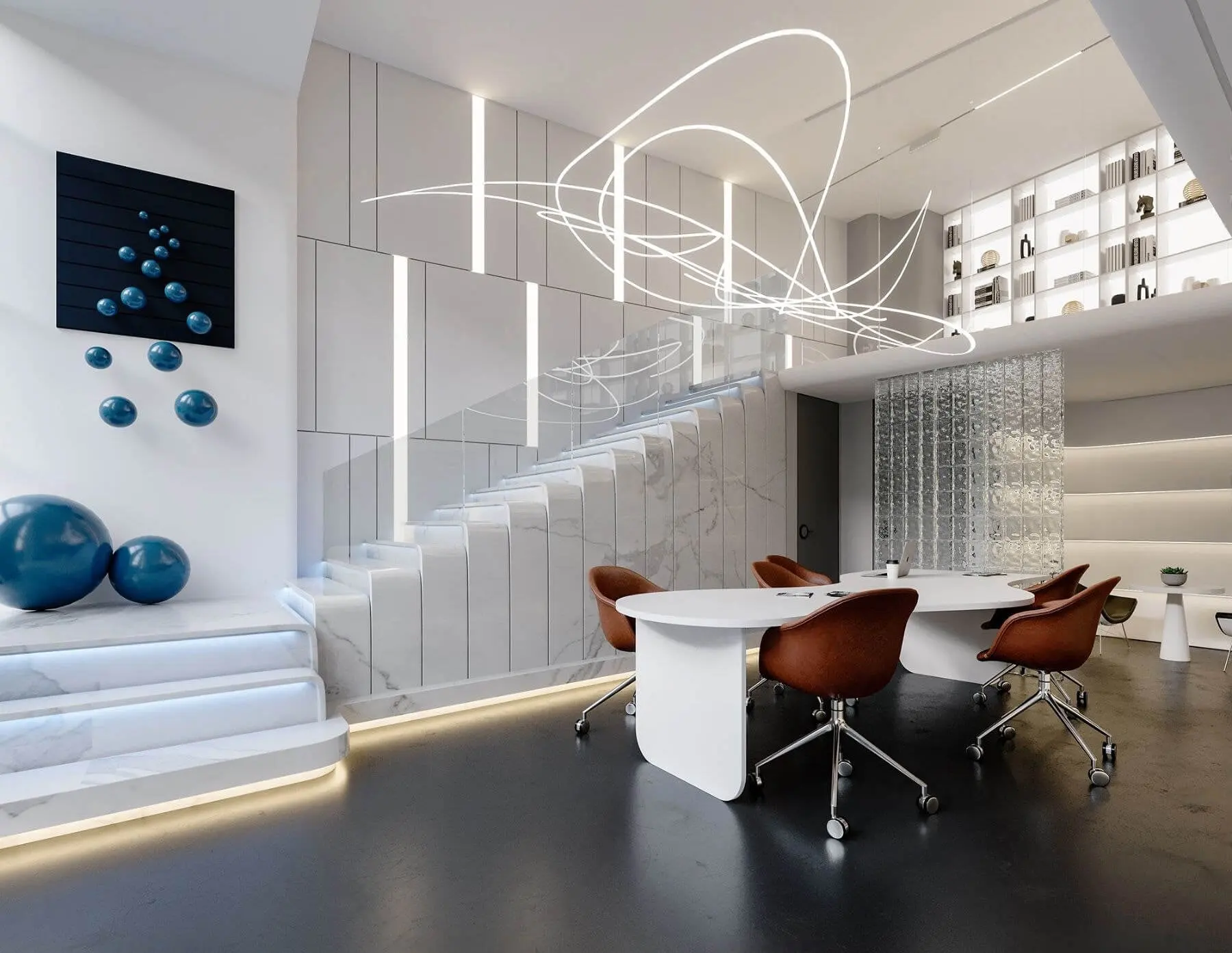 Commercial office fit-out project in the UAE